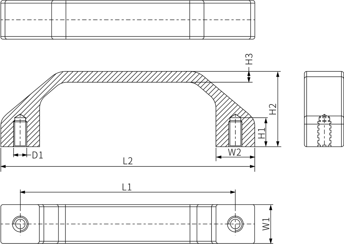 Suface Mounting Handle LS202