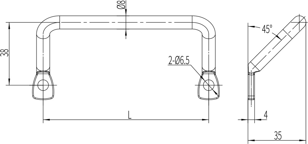 Suface Mounting Handle LS531