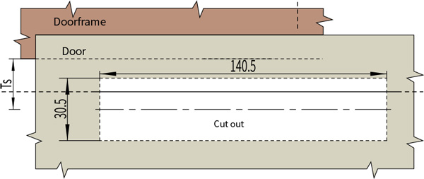 Swing Handle Lock A-1180-1(MS712)