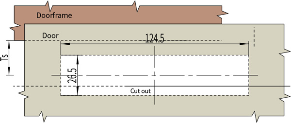 Swing Handle Lock A-1180-2