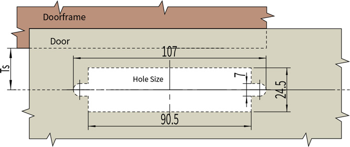 Swing Handle Lock A-1245