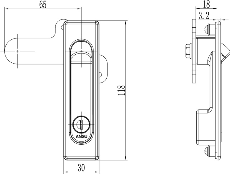 Swing Handle Lock A-1505
