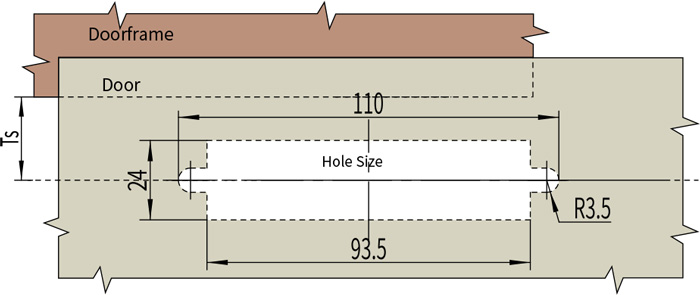Swing Handle Lock A-1505
