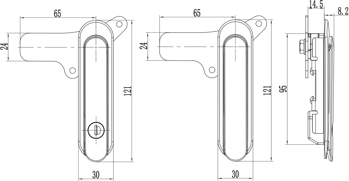Swing Handle Lock A-1620(AB402)
