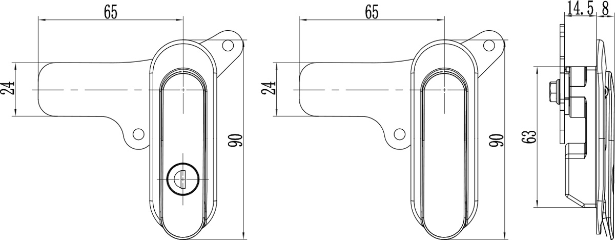 Swing Handle Lock A-1621(AB403)