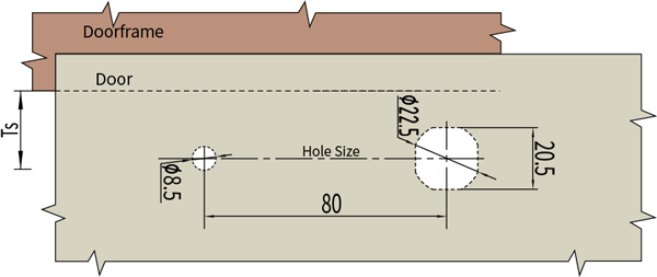 Swing Handle Lock A-3100(MS860)