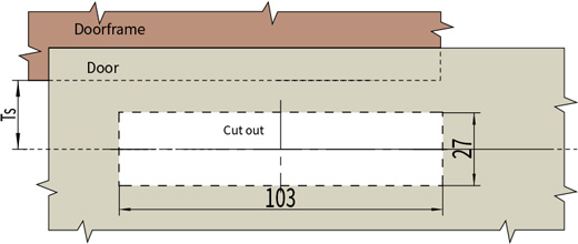 Swing Handle Lock AB103