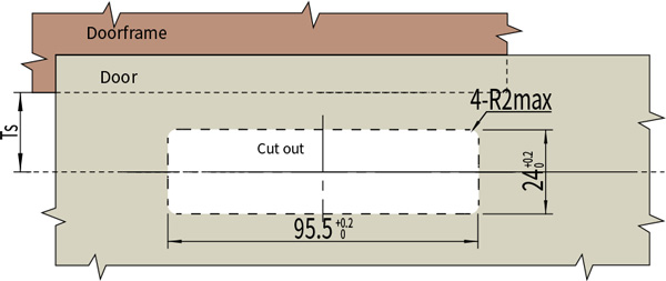 Swing Handle Lock MS737