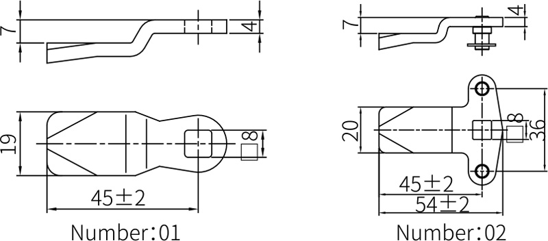 Swing Handle Lock MS861
