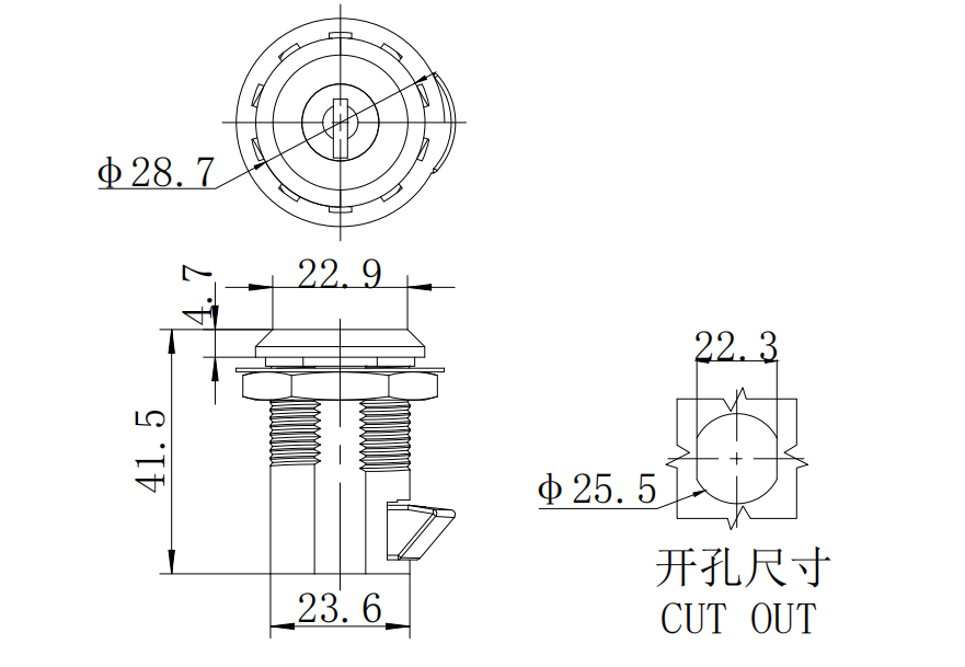 Push to cloese latch, key lock, zinc alloy, chrome plating, bright
