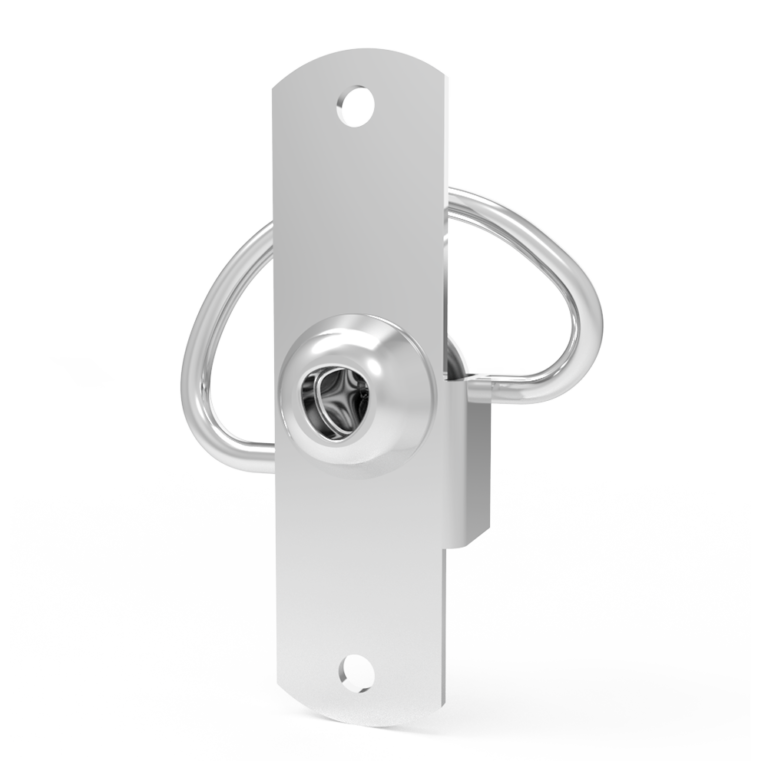 Compression Latch, Self-adjusting Latch, medium, tool type, tool lock, rivet/screw through hole mount, smooth, Stainless steel, primary color, C7-1010