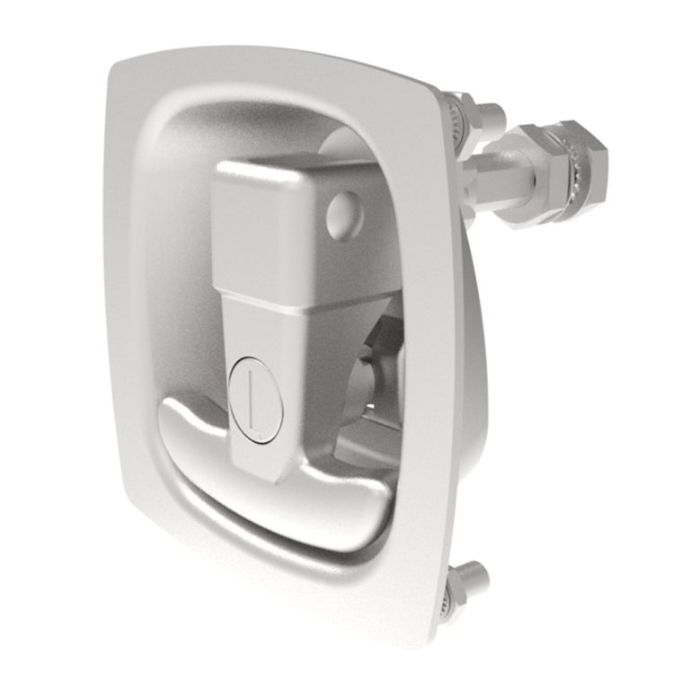 Compression type door lock, lift turn series, heavy duty size, standard housing, key lock, stainless steel,polishing,bright,A7881-1-A1