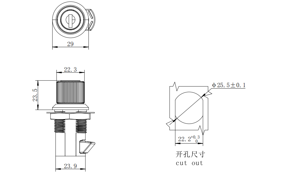 Push to cloese latch