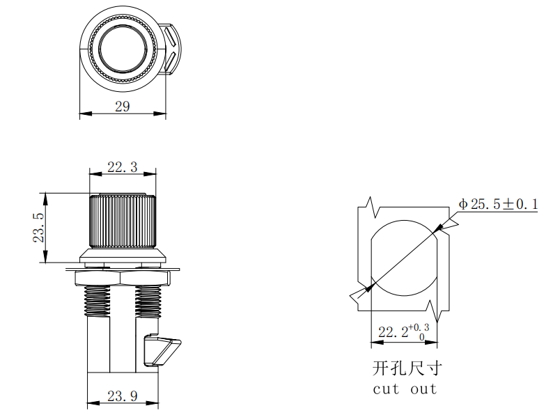 Push to cloese latch