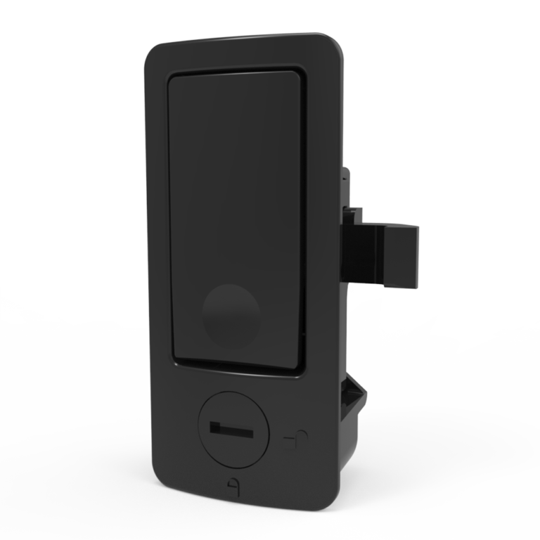 Push-to-Close Latch, right,Key Locking, Plastic DK731-1