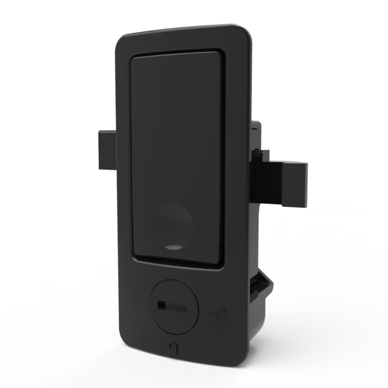 Push-to-Close Latch, lift&right,Key Locking, Plastic DK731-2