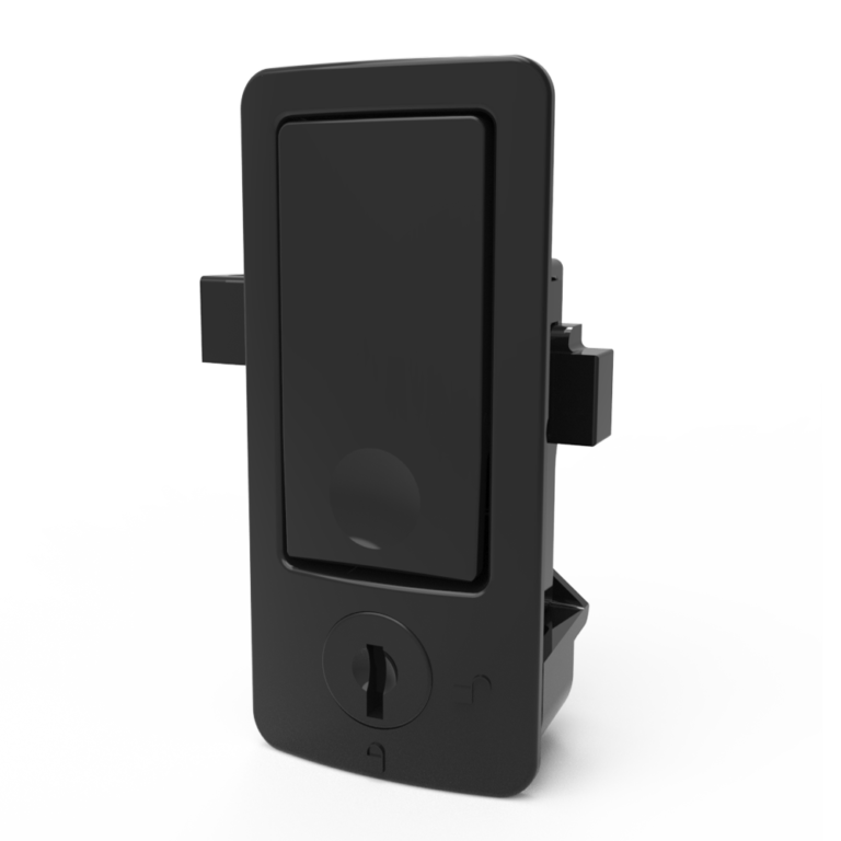 Push-to-Close Latch, lift,Key Locking, Plastic DK731-3