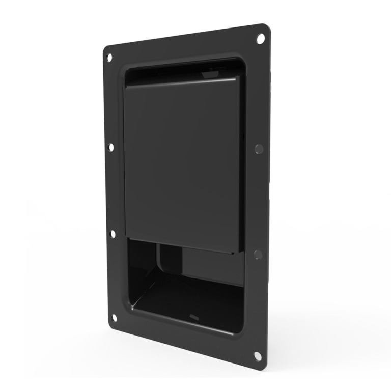Paddle latch, large,No limit, stainless steel, powder coating, black，MS919-2-10