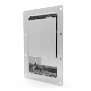 Paddle latch, large, No limit, stainless steel, mirror polished, bright,MS919-2-A1