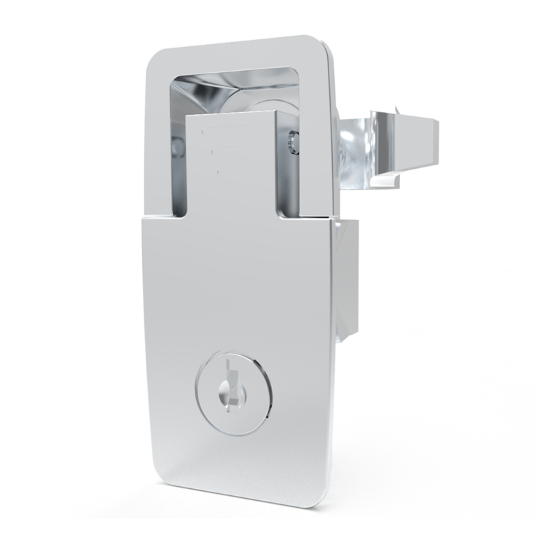 Compression Latches, Lift-Turn Series, Medium, Flush, Keyed, Zinc Alloy, chrome plating, bright,MS726-2-20