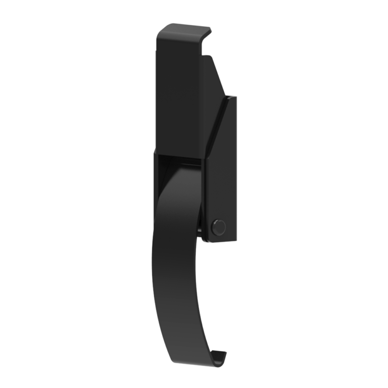 Over-center Draw Latch Large Size, Handle Tab Down,non-padlockable , Stainless Steel, Powder coating, black,DK771-2
